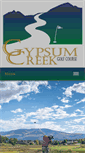 Mobile Screenshot of gypsumcreekgolf.com